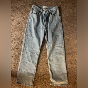 Abercrombie 90s relaxed high rise curve love jeans